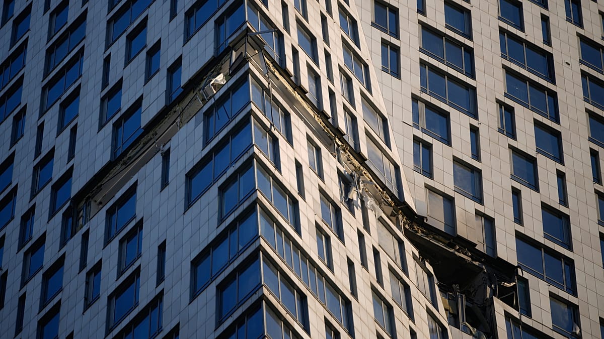 Ukrainian Drone Strikes Moscow High-Rise Days Before Victory Day Parade