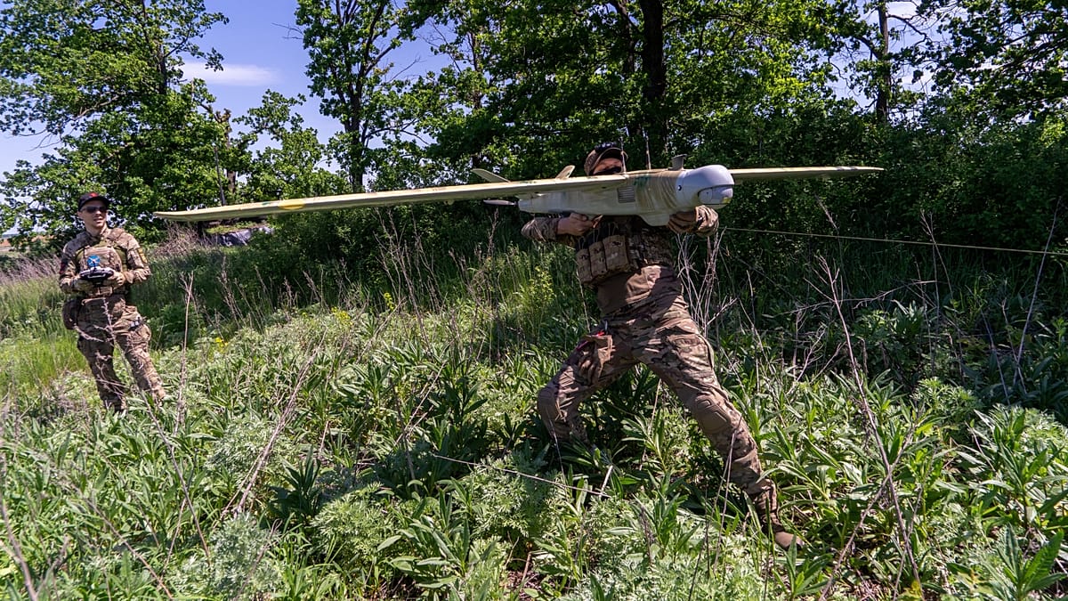 Ukrainian Drones Strike Russian Oil Terminal and Chemical Plant Deep Inside Russia