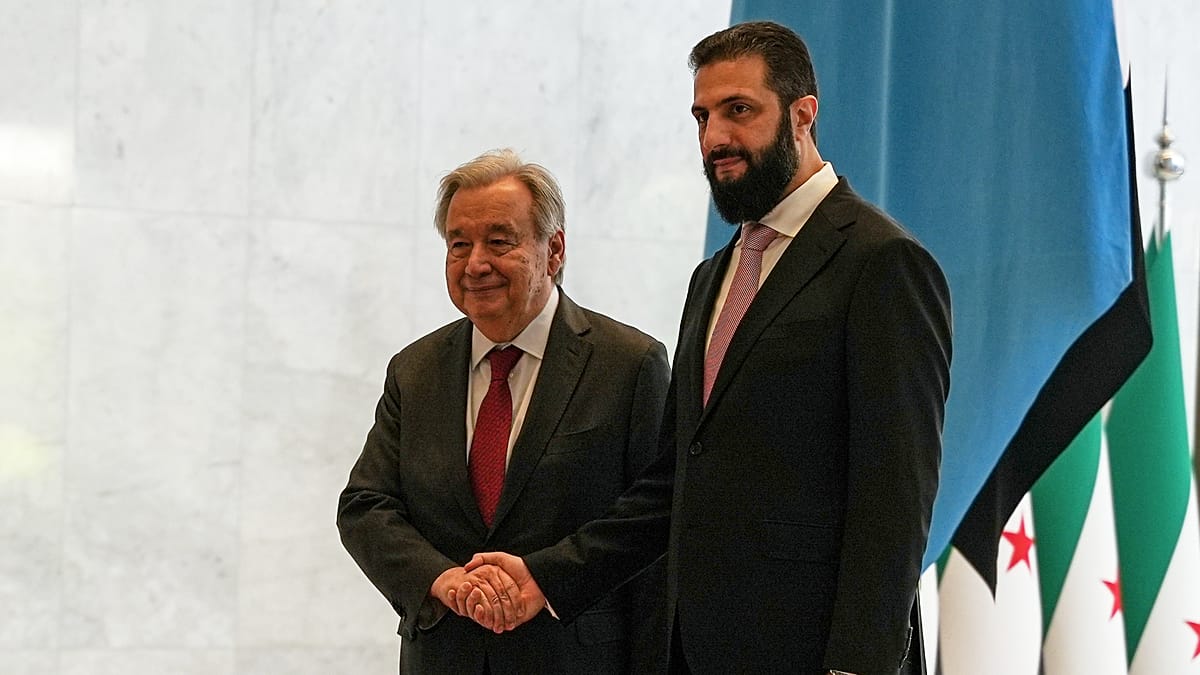 UN chief makes first Damascus visit in 17 years, calls for global support for Syria