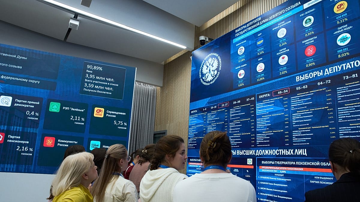 United Russia secures Duma majority amid drone strikes and cyberattacks