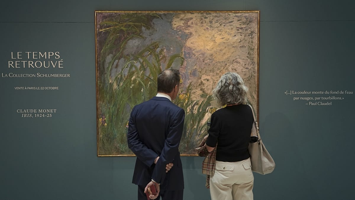 Unseen Monet canvases from Schlumberger collection head to Paris auction