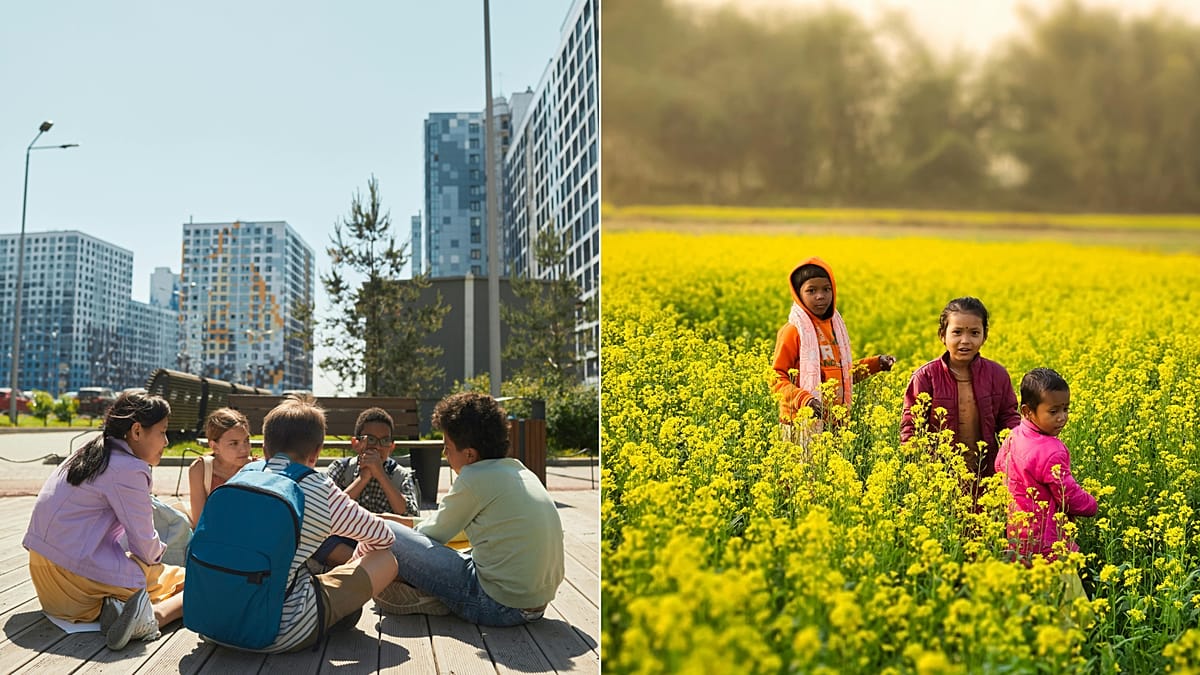 Urban vs Rural Upbringing Shapes Distinct Mental Health Profiles in Children, Study Finds