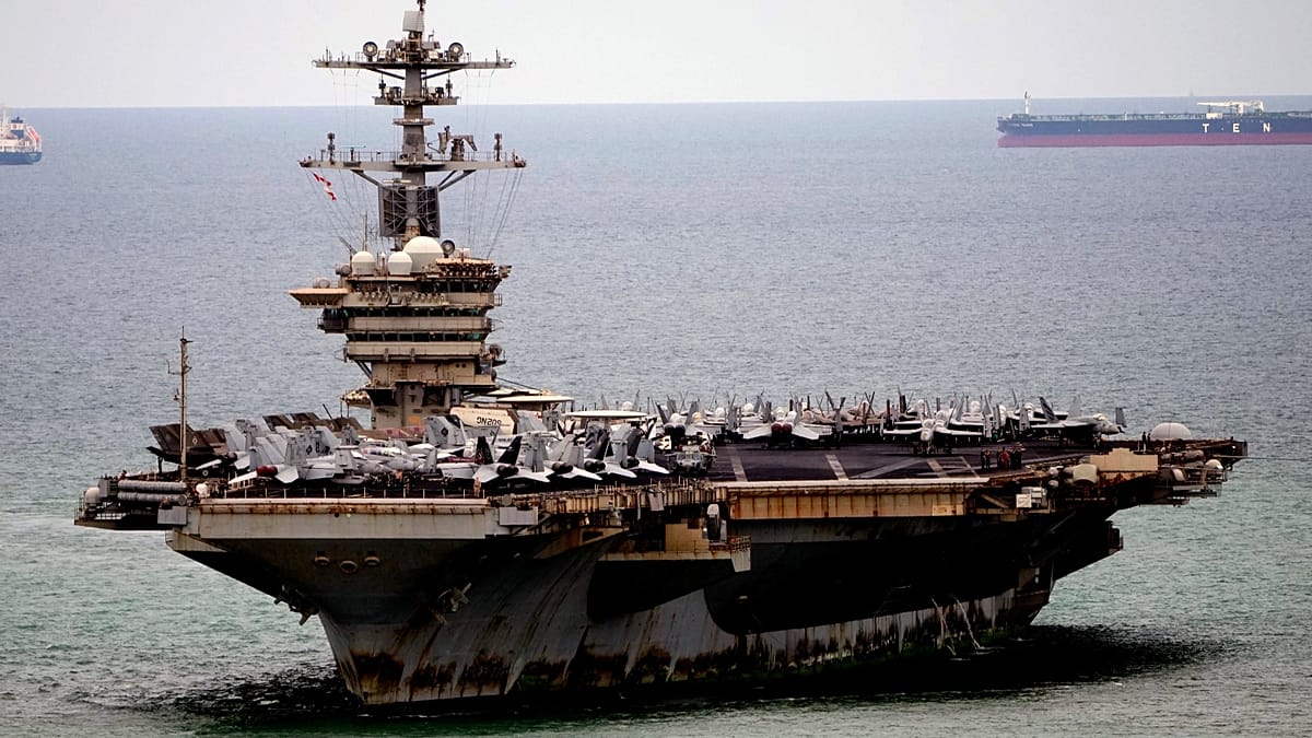 USS Abraham Lincoln docks in Thailand after 286 days amid crew welfare concerns