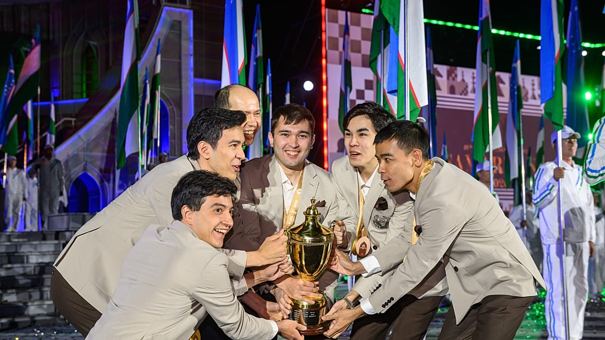 Uzbekistan triumphs at record-breaking Chess Olympiad in Samarkand