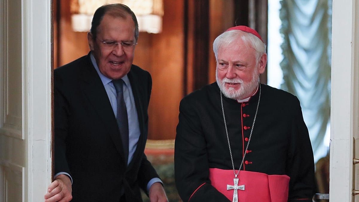 Vatican's top diplomat in Moscow to keep dialogue open amid Ukraine war