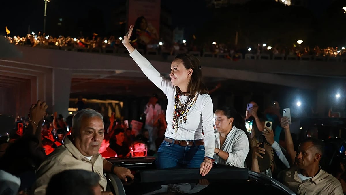 Venezuela's Machado returns from exile, seeks talks with interim president