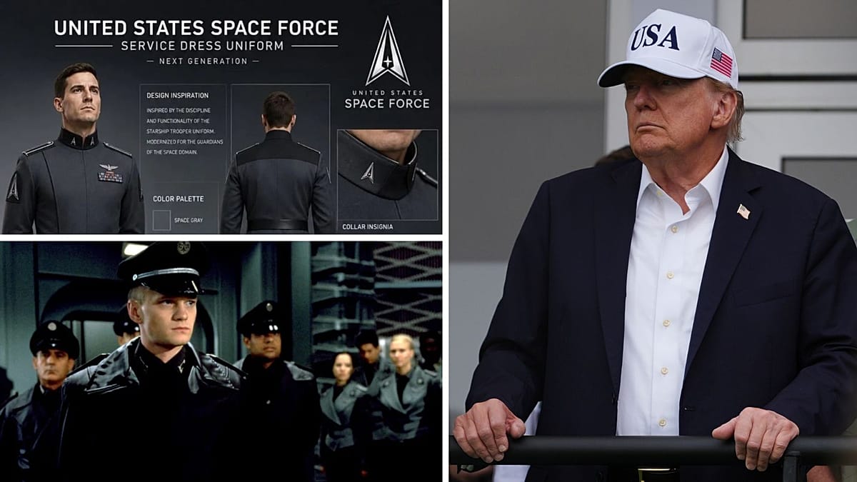 Verhoeven: Trump's Space Force uniforms echo Nazi style