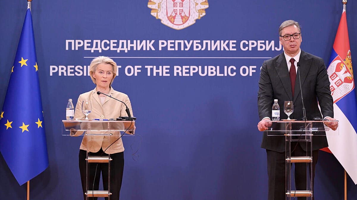 Von der Leyen condemns Mladić funeral but avoids Serbia sanctions