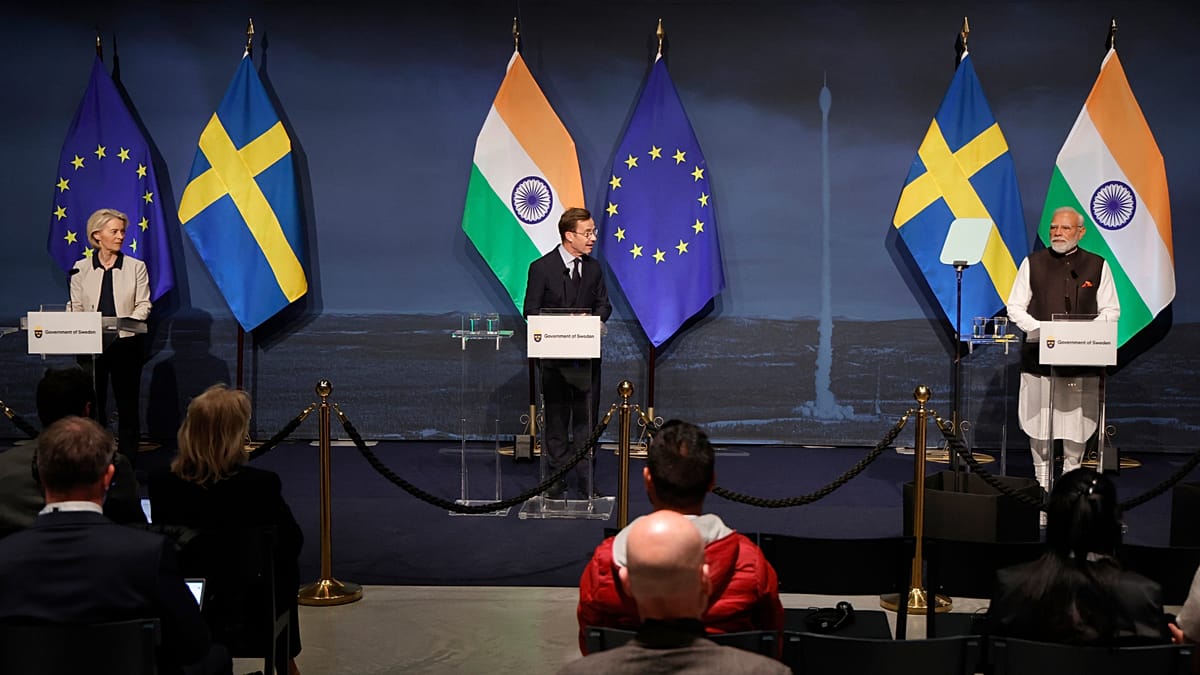 Von der Leyen Hails 'Dynamic New Era' in EU-India Ties as Modi Visits Sweden