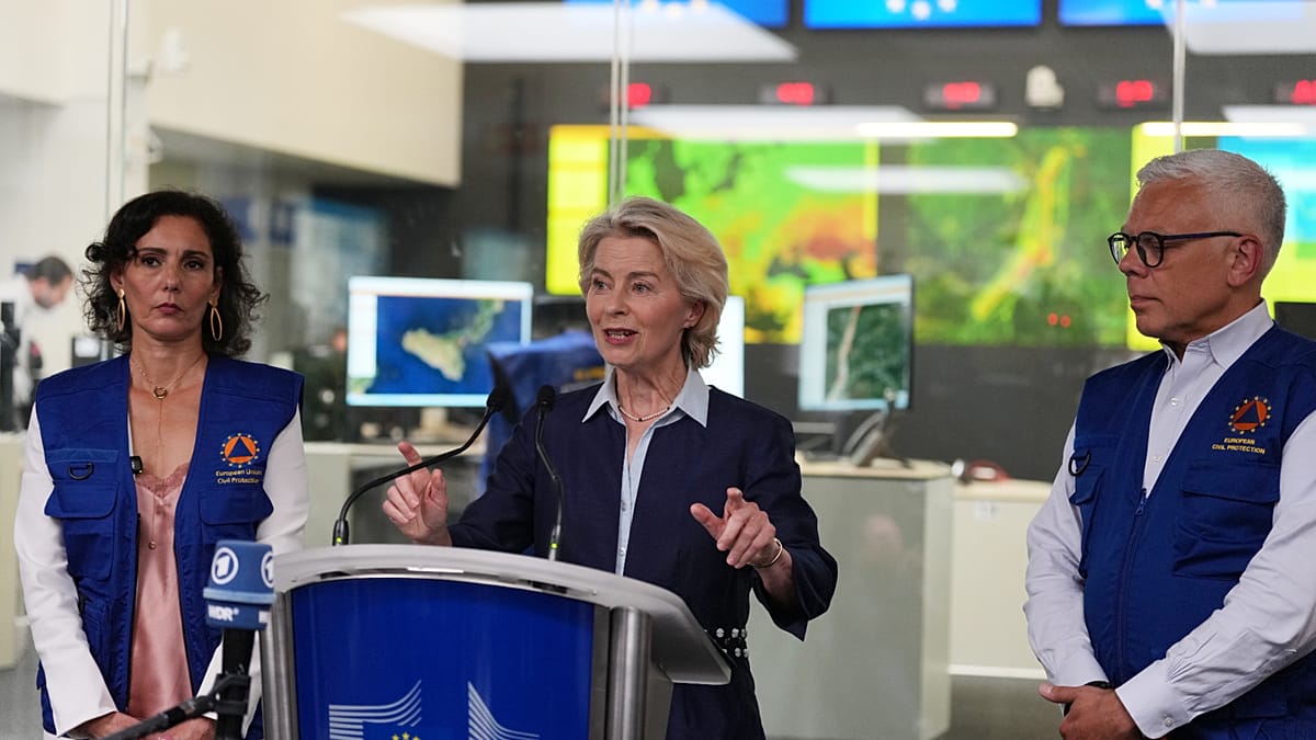 Von der Leyen urges EU to brace for simultaneous climate crises