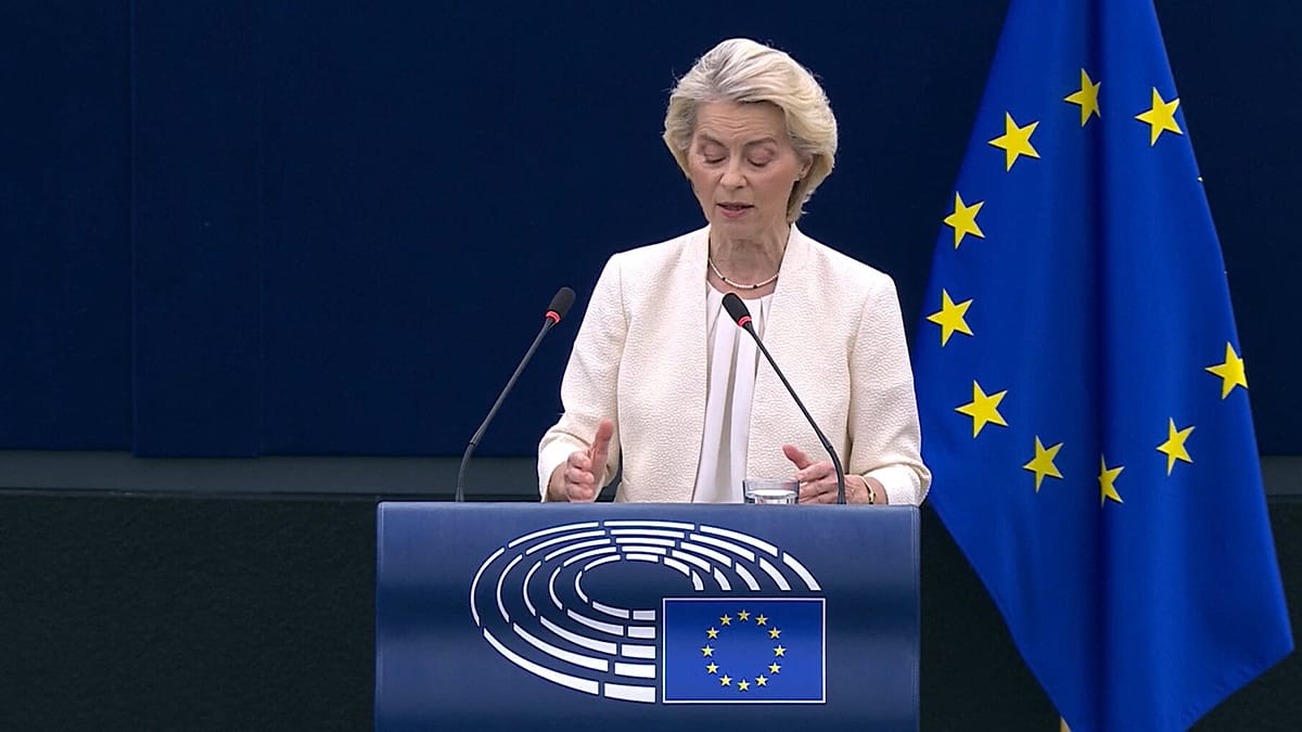 Von der Leyen urges EU to slow frontier AI development