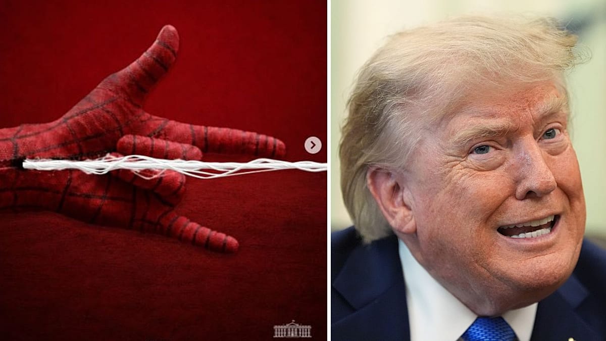 White House Spider-Man ICE post draws backlash from Marvel fans