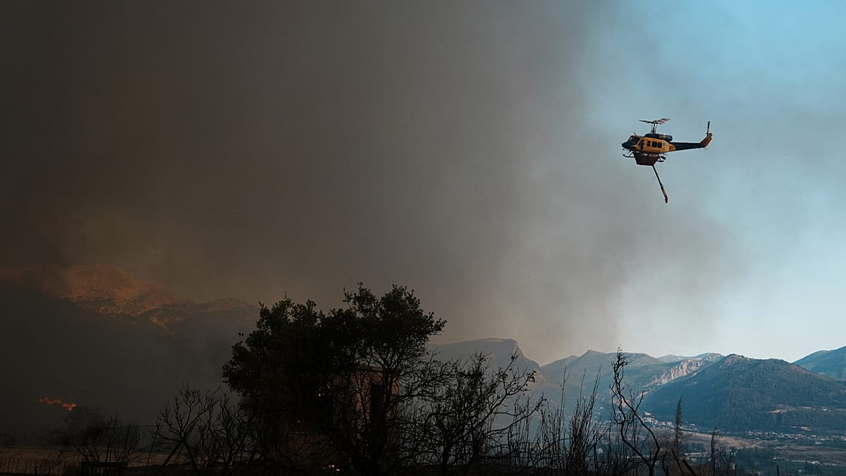 Wildfire near Athens triggers evacuation alerts as Greece battles blaze