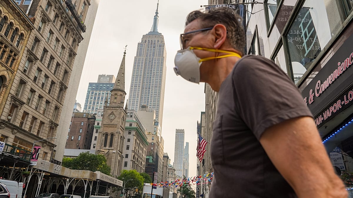 Wildfire smoke travels thousands of kilometres across Europe, posing hidden health risks