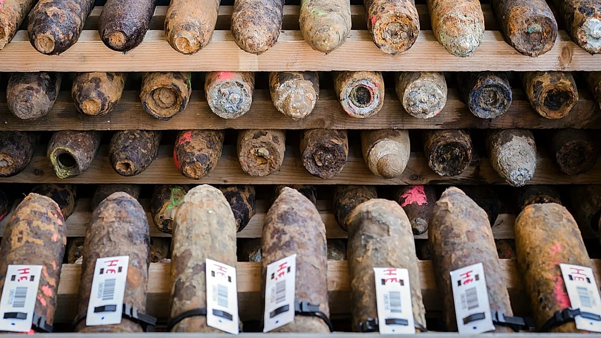 Wildfires expose unexploded WWII bombs across Europe
