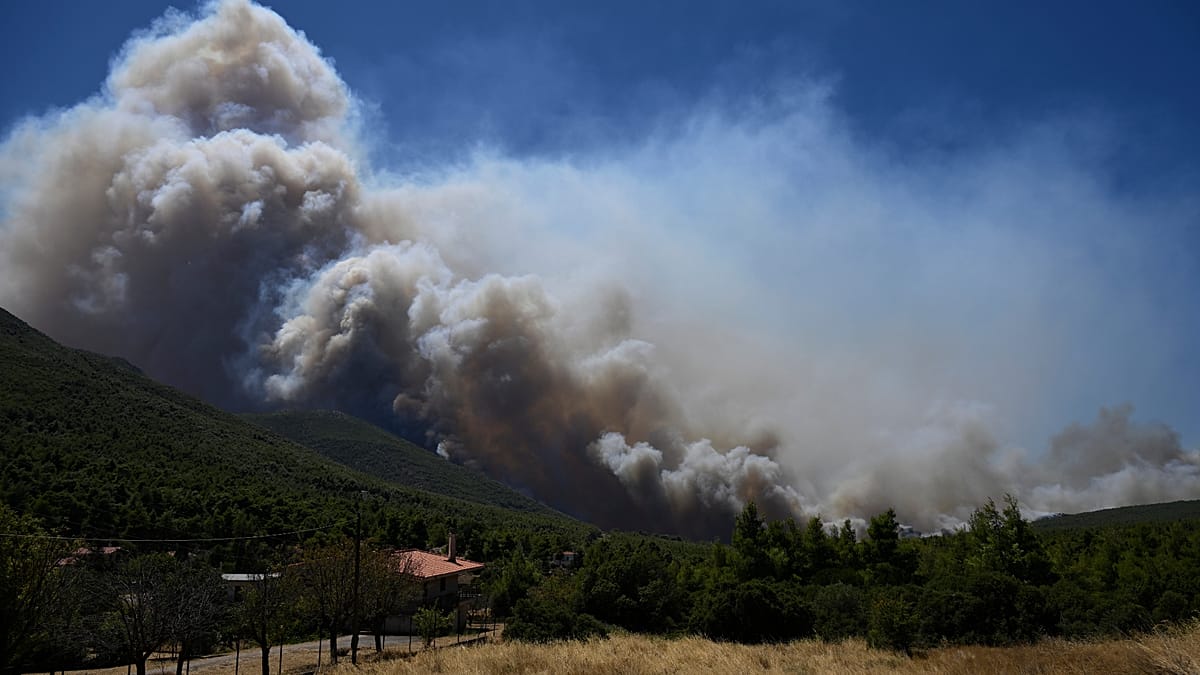 Wildfires rage across southern Europe as France and Greece battle blazes