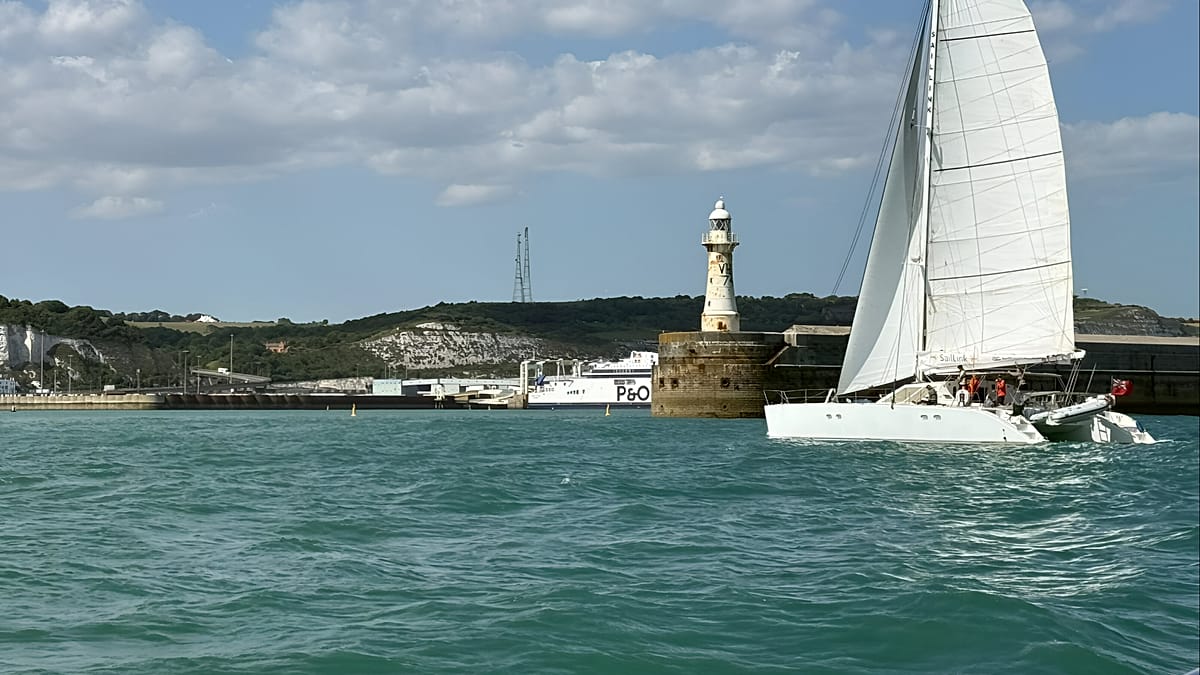 Wind-powered catamaran to trial new England-France route
