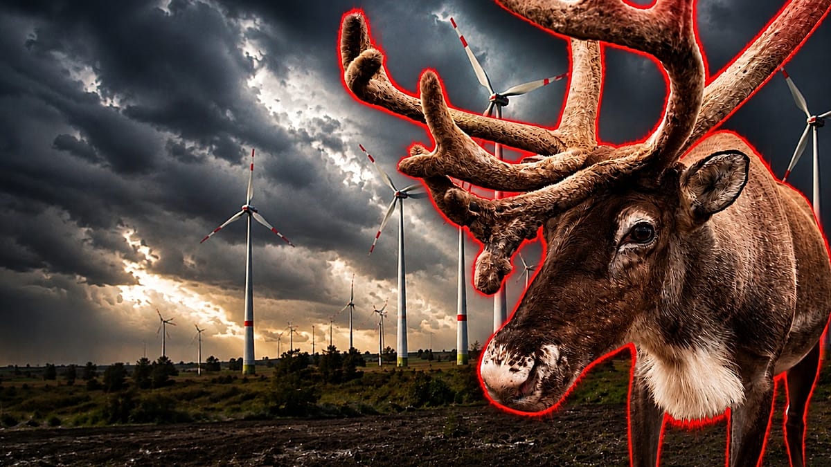 Wind turbines and deformed reindeer: debunking the viral claim