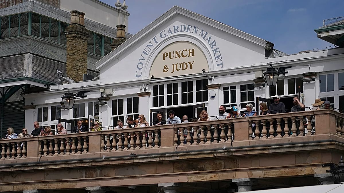 Woman held after four men stabbed in London's Covent Garden