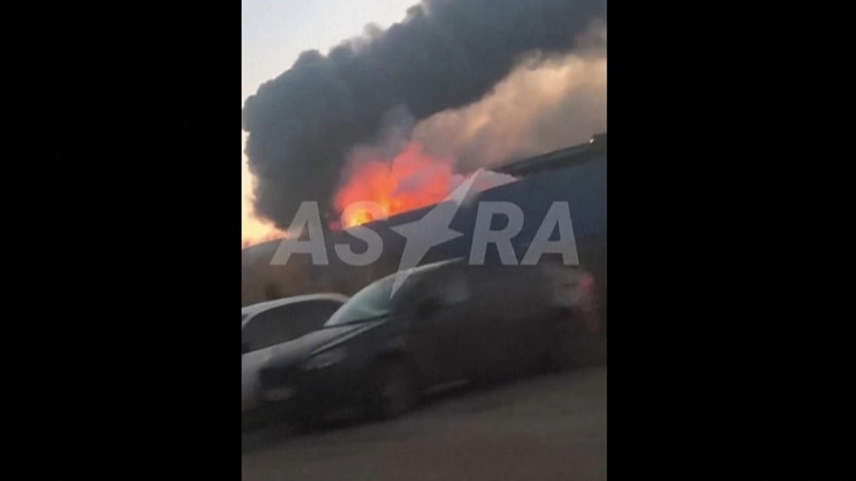 Yandex data centre in Ryazan ablaze after reported Ukrainian drone strike