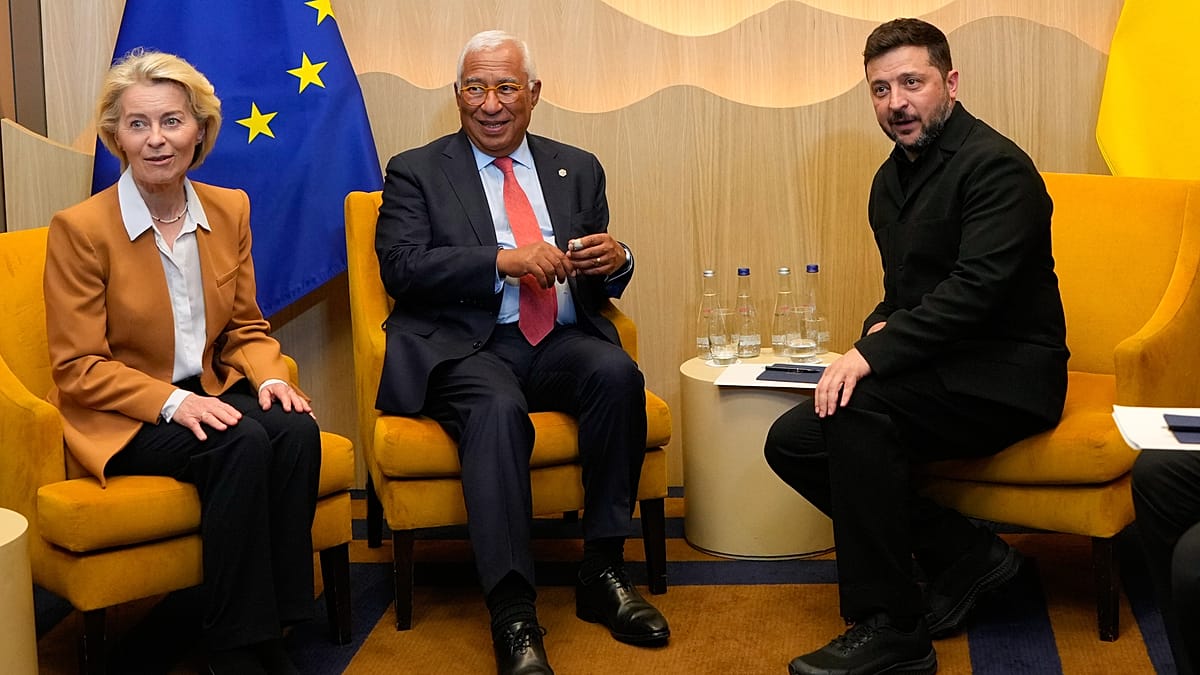 Zelenskyy Arrives in Brussels as EU Leaders Seek to Cement G7 Ukraine Pledges